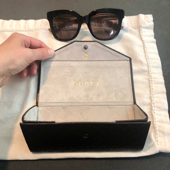 New Gucci GG 3748/S YU8/CO Cat Eye Sunglasses